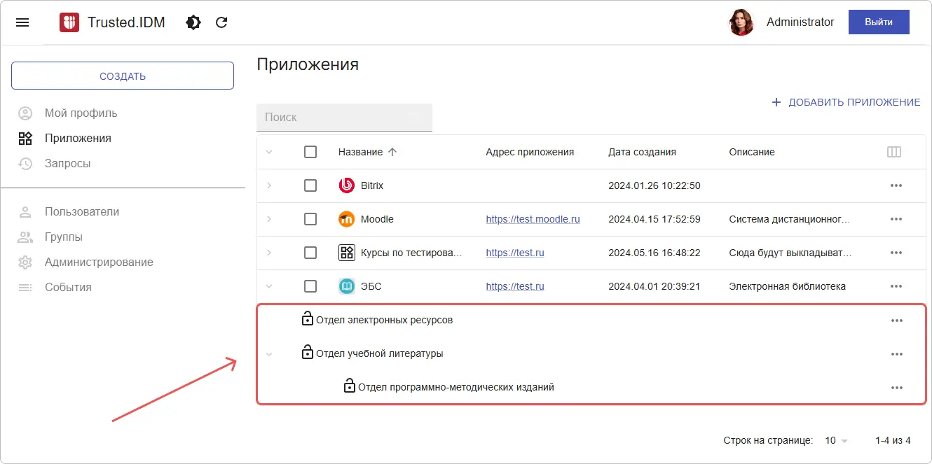Список ресурсов